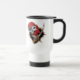Wicked Pirate Skull Reisebecher