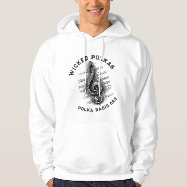 Wicked Polka Music Note T-Shirt  Hoodie (Vorderseite)