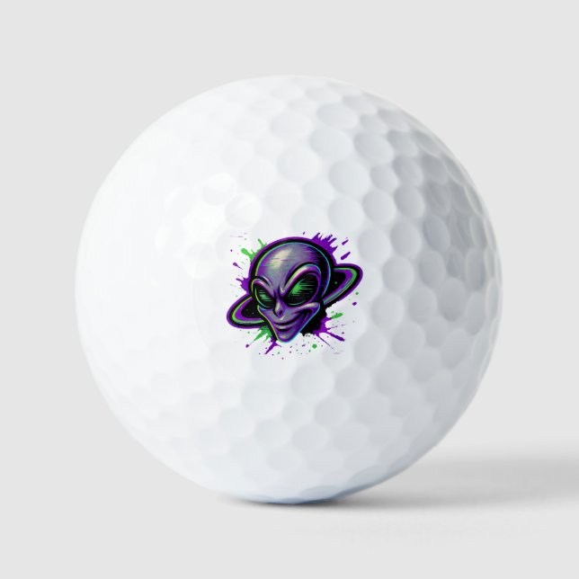 Wicked Shot Alien Golfball (Vorderseite)