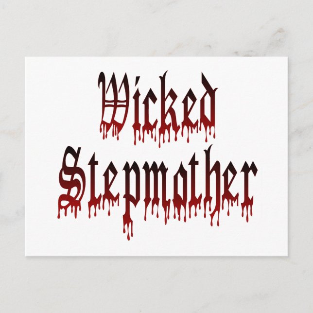 Wicked Stepmutter Postkarte (Vorderseite)