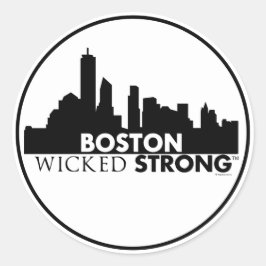 Wicked Strong Runder Aufkleber