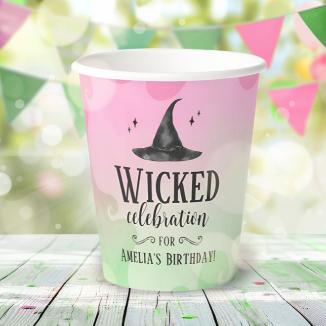 Wicked Witch Birthday Party Paper cup Pappbecher (Wicked Witch Birthday Paper Cup
)
