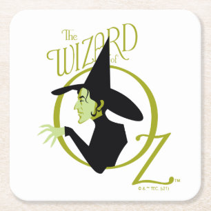 Wicked Witch™ The Wizard Of Oz™ Logo Rechteckiger Pappuntersetzer