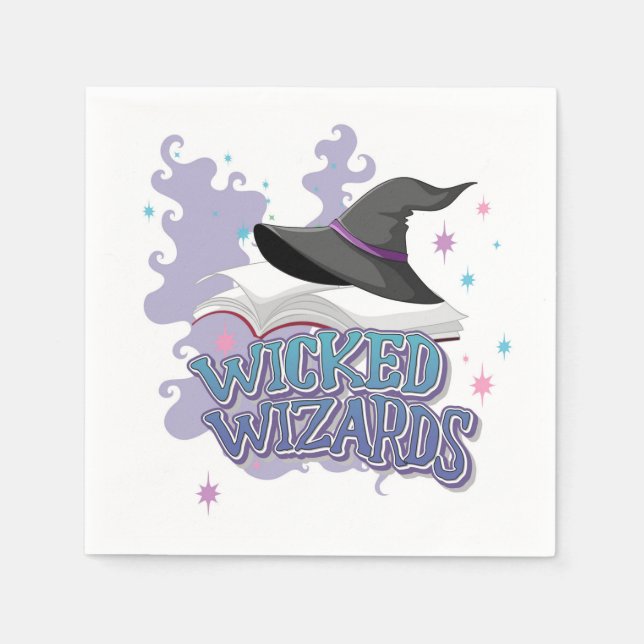 Wicked Wizards Serviette (Vorderseite)