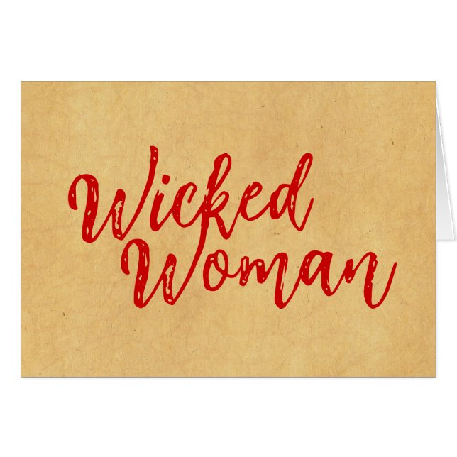 Wicked Woman (Vorderseite (Horizontal))