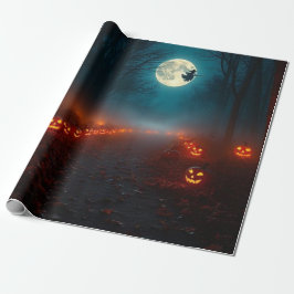 Wickedly Beautiful Halloween Gift Wrap 🌕 Geschenkpapier