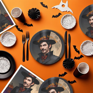 Wickedly Good Grub Halloween-Party Pappteller