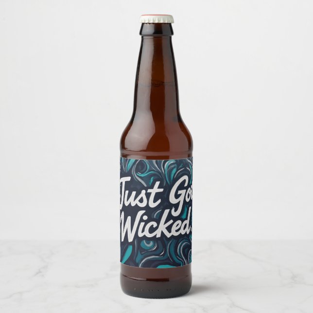 WickedWitch Bierflaschenetikett (Vorderseite)