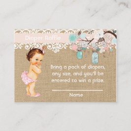 Wickelflasche mit Vintagem Baby Begleitkarte