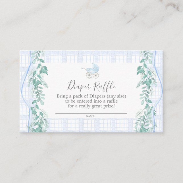 Wickelkarte Visitenkarte (Vorderseite)