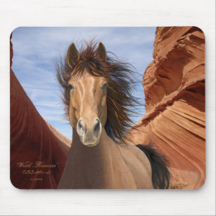 "Wickeln Sie Läufer" wildes Mousepad