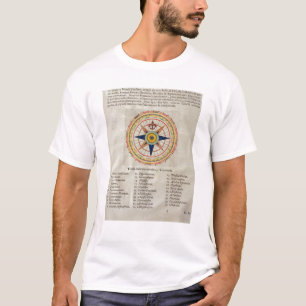 Wickeln Sie Rose mit den 32 Winden der Welt T-Shirt