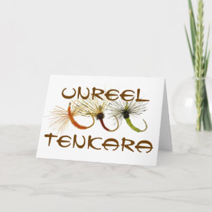 Wickeln Sie Tenkara Gruß-Karte ab Karte