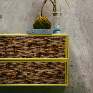 Wicker-Aktionskorb-Dekoupage Seidenpapier