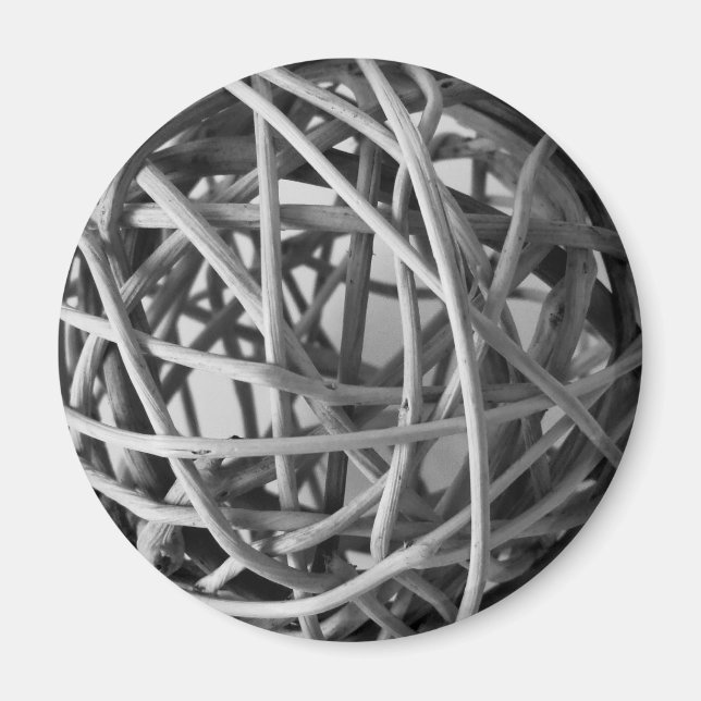 Wicker Ball Magnet (Vorne)