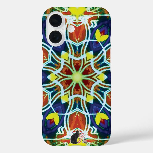 Wicker Kaleidoskop Case-Mate iPhone Hülle (Rückseite)