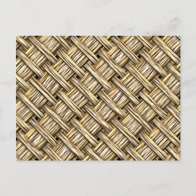 Wicker-Korb Postkarte (Vorderseite)