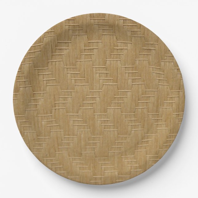 WICKER PATTERN PAPPTELLER (Vorderseite)