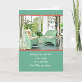 Wicker Stühle Front Porch Sweet Thinking Sie Karte