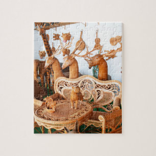 Wickerarbeiten und Möbel Puzzle
