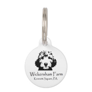 Wickersham Farm Anpassbare Pet-Tag Haustiermarke