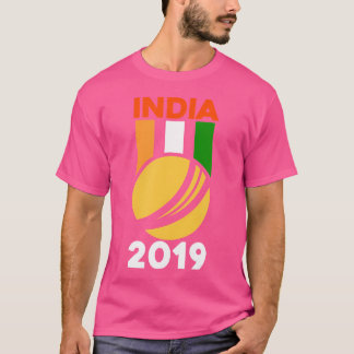 Wicket and Ball India Cricket Team 2019 T-Shirt