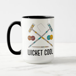Wicket Coole lustige Croquet-Spieler Tasse