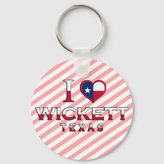 Wickett, Texas Schlüsselanhänger (Vorderseite)