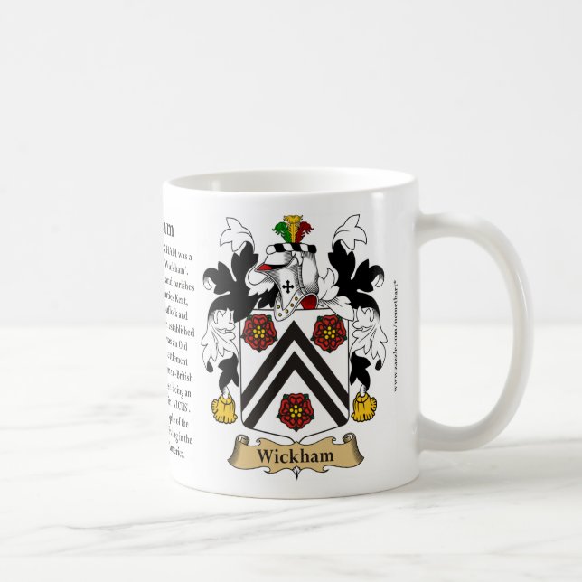 Wickham, der Ursprung, die Bedeutung und das Tasse (Rechts)