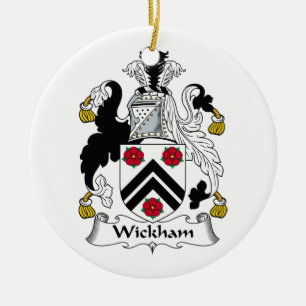 Wickham Familienwappen Keramikornament