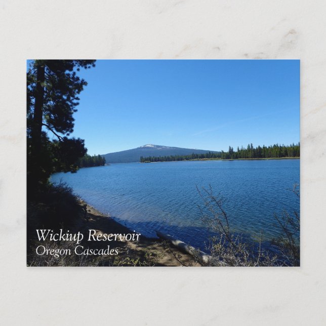 Wickiup Reservoir, Oregon Postkarte (Vorderseite)