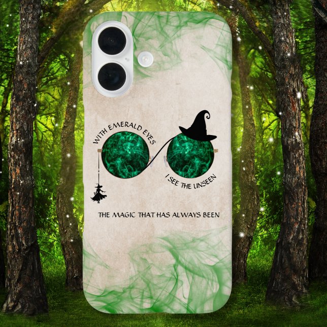 Wicklerisch verzaubert Emerald Eye iPhone-Fall Case-Mate iPhone Hülle (Wickedly Enchanted Emerald Eye Phone Case)