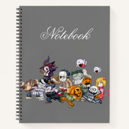 Wicklerisch wunderbar: Halloween-Geister Notizbuch