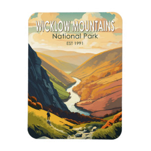 Wicklow Mountains National Park Irland Reisen Art Magnet