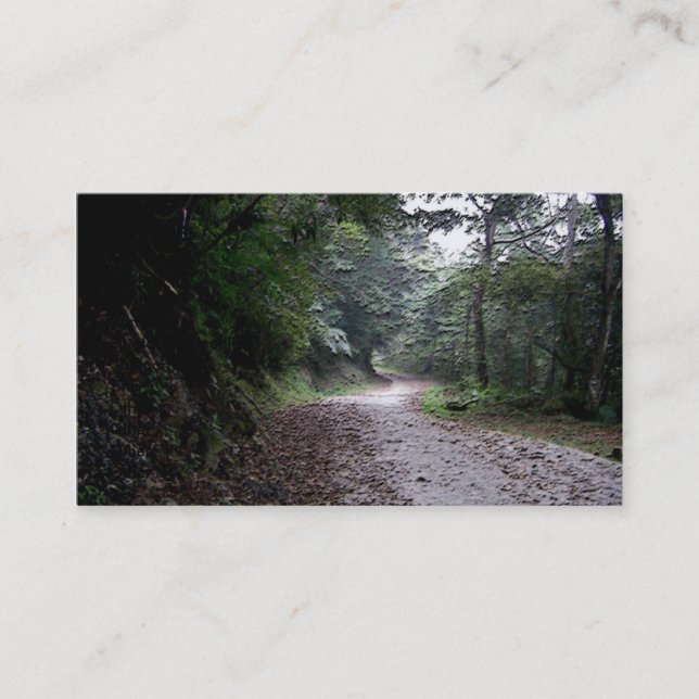 Wicklung durch das Leben/inspirierend Landschaft Visitenkarte (Vorderseite)