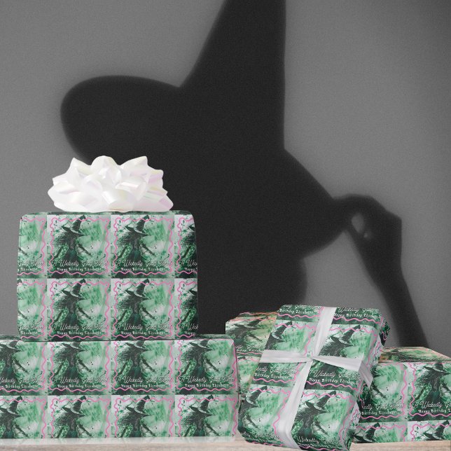 Wickly Good Time Personalisiert Happy Birthday Geschenkpapier (Von Creator hochgeladen)