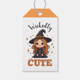 Wickly Niedlich Halloween Hexe | Spooky Adorable Geschenkanhänger