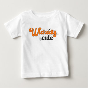 Wickly niedlich - Muster für magische Halloween-Na Baby T-shirt