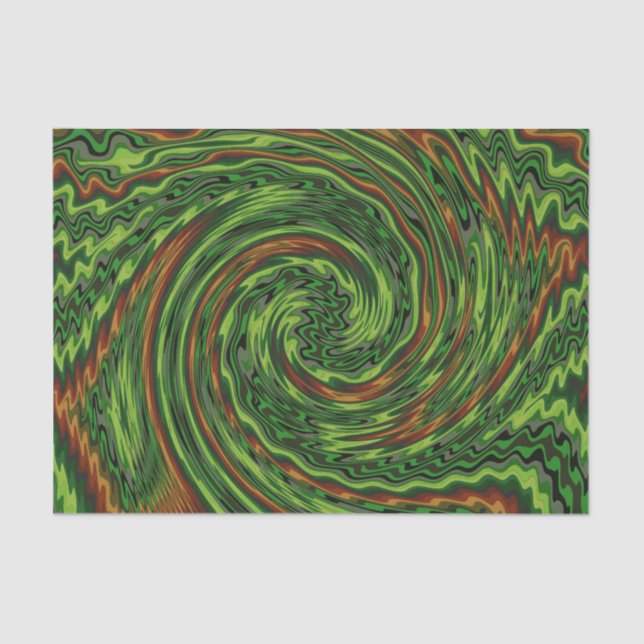 Wickte Drehung Seidenpapier (Vorderseite)