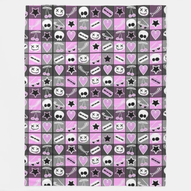 Wickte Liebe Fleecedecke (Vorderseite)