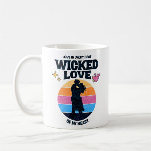Wickte Liebe Liebe in jedem Schlag meines Herzen Kaffeetasse