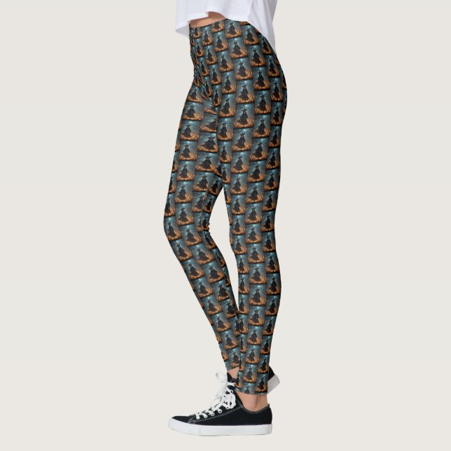 "Wickte Nacht: Beängstigende Halloween-Hexe und ih Leggings (Links)