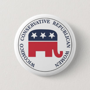 Wicomico Konservative Republikanische Frauenschalt Button