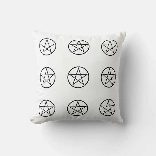Wicsches Pentagramm (Pentagram) Kissen (Vorderseite)