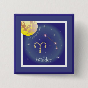 Widder 21. März bis 20. April Buttons