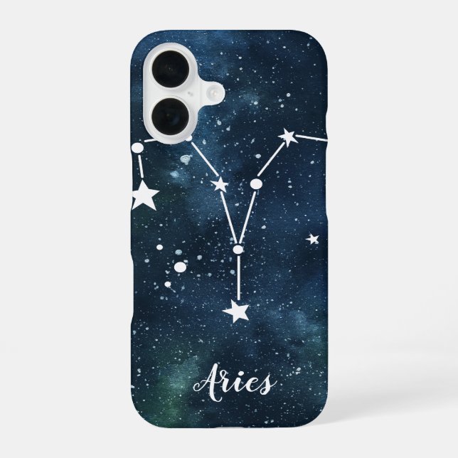 Widder | Astrologisches Sternzeichen Sternbild iPhone 16 Hülle (Rückseite)