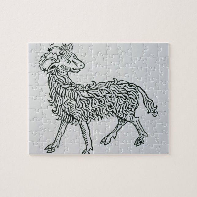 Widder (das RAM) eine Illustration vom 'Poeticon Puzzle (Horizontal)