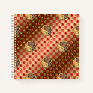 Widder & Erde Ratte Spiralblock Notizbuch