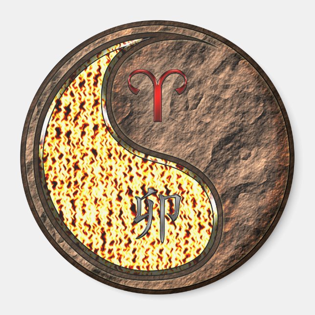 Widder & Erdhase Magnet (Vorne)