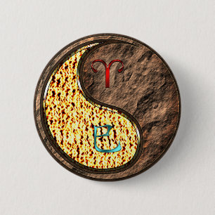 Widder & Erdnatter Button